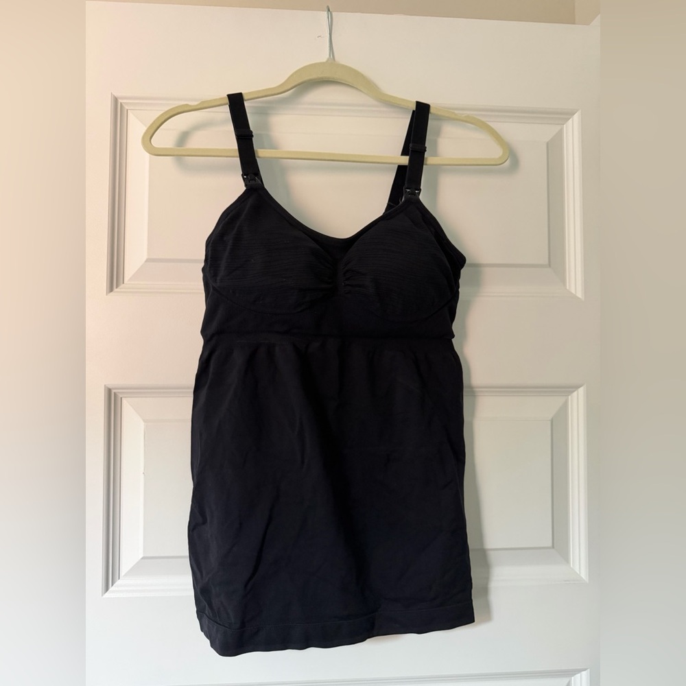 Kindred Bravely Pumping & Nursing Tank, Black, Small-Busty